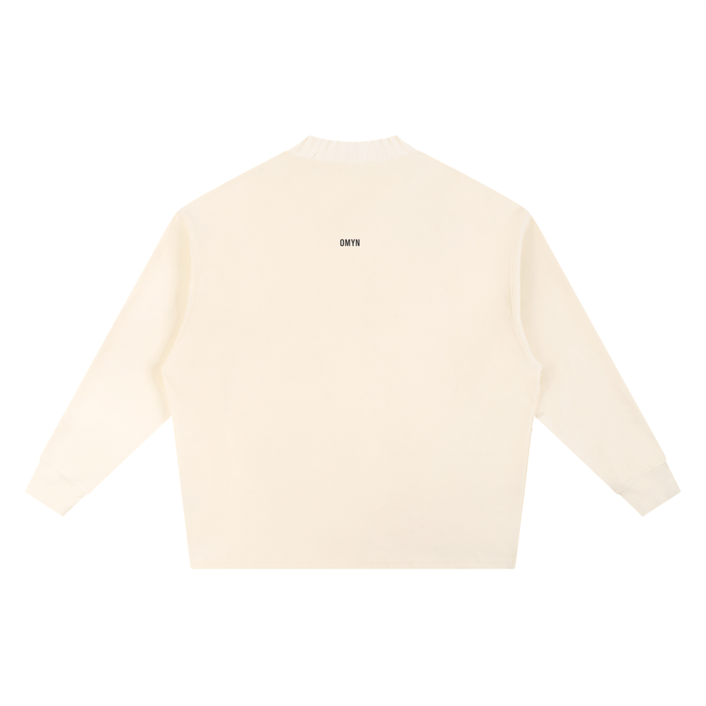 Knitted Round Neck Oversize Sweatshirt
