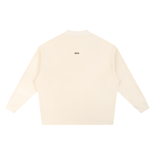 Knitted Round Neck Oversize Sweatshirt