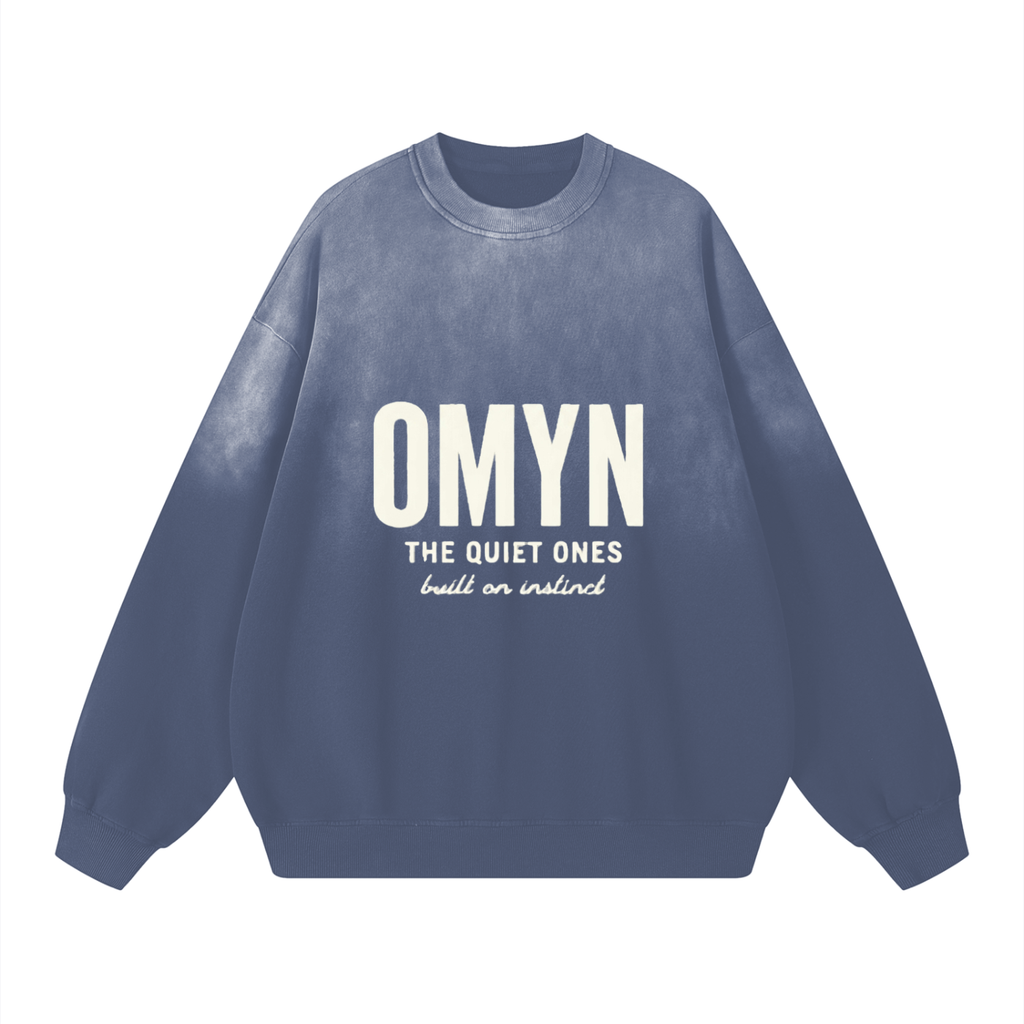 Sunfade Drop-Shoulder Cotton Sweatshirt