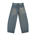 Men's Distressed Barrel Leg Jeans
