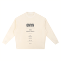 Knitted Round Neck Oversize Sweatshirt
